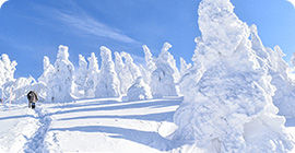 写真：森吉山の樹氷